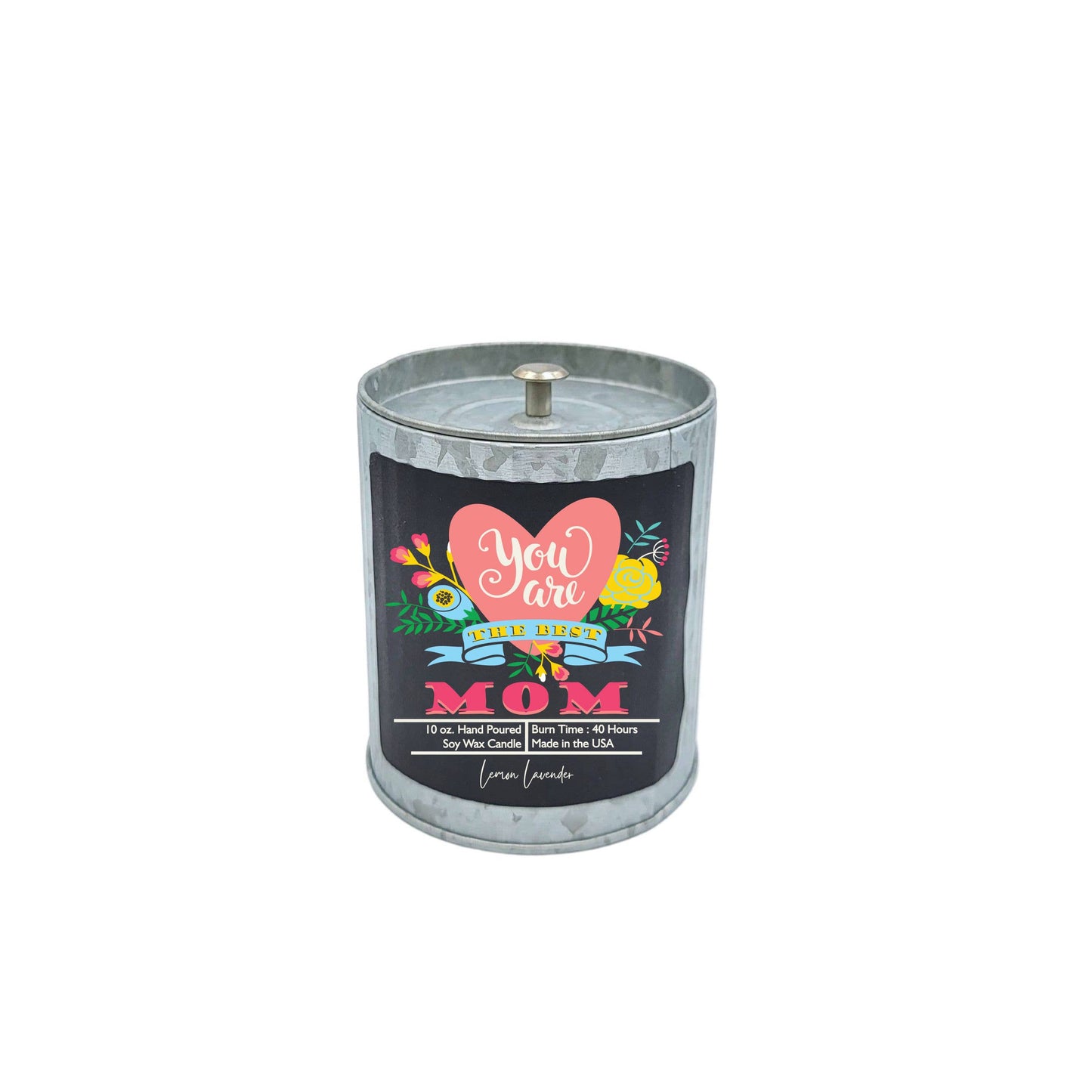 You are the Best Mom - Mothers Day Soy Candle - Spring Decor: Raspberry Vanilla