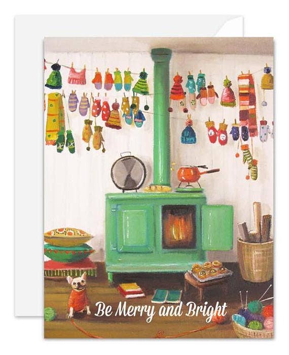 The Knitter Christmas Card - Box Set of 8
