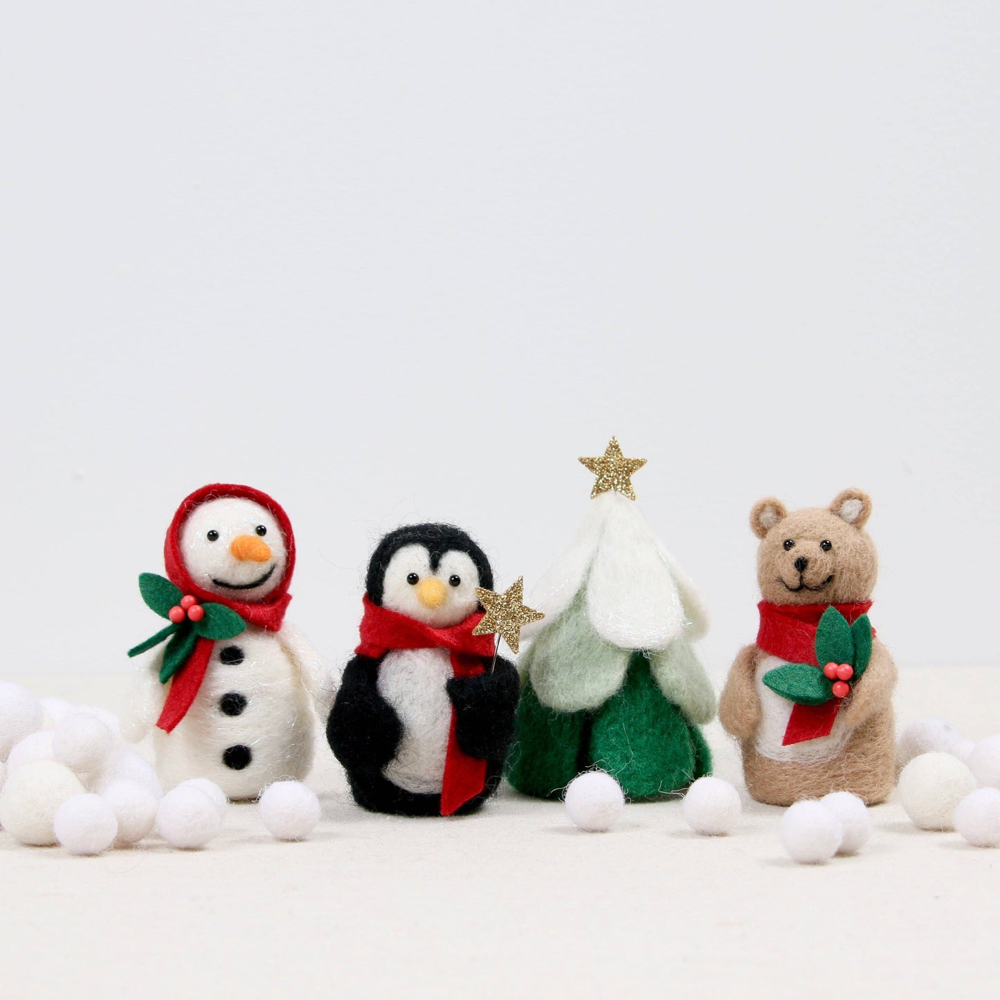 Needle Felting Kit, Sorina Snowman