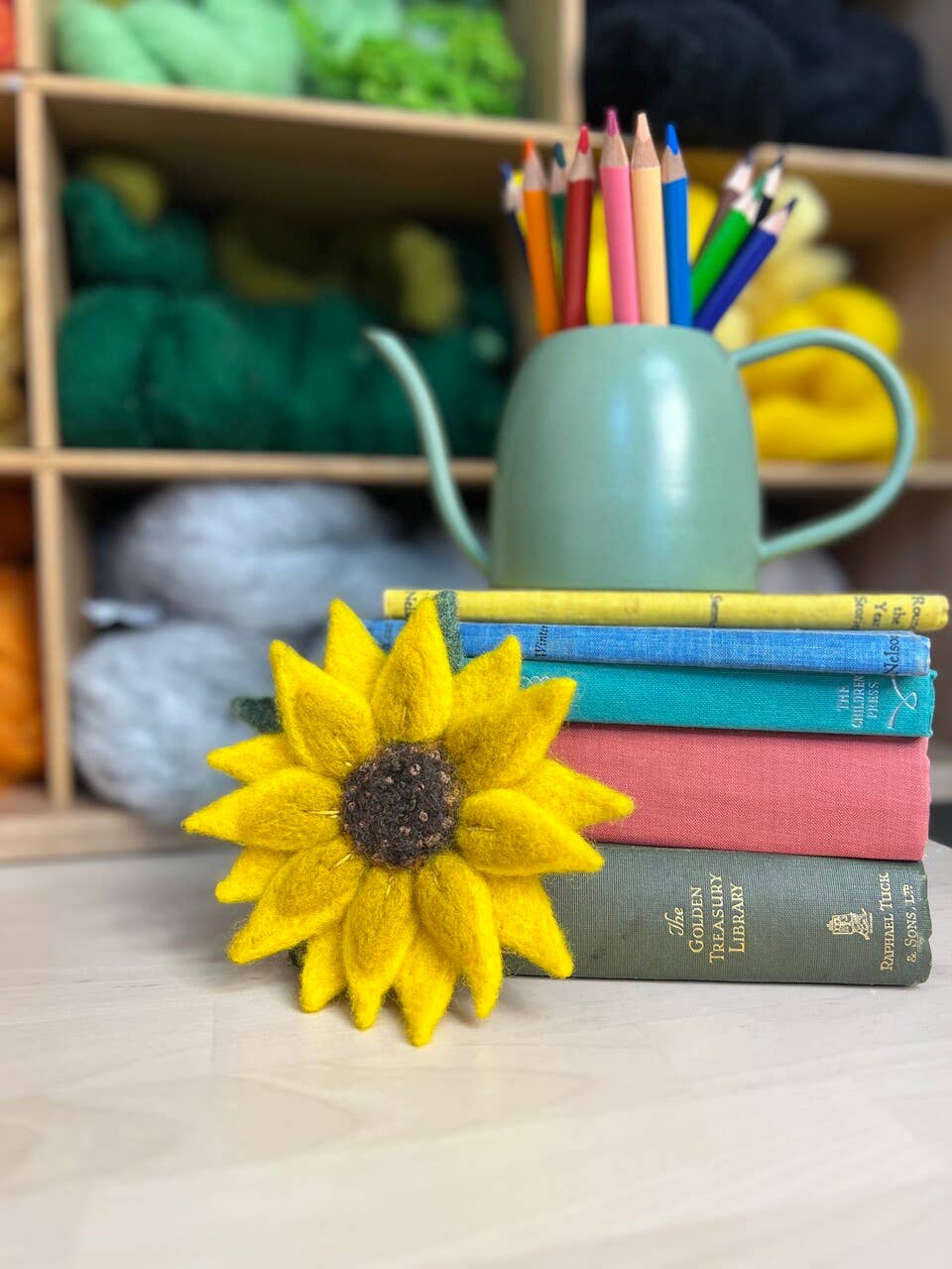 Sunflower Needle Felting Craft Kit