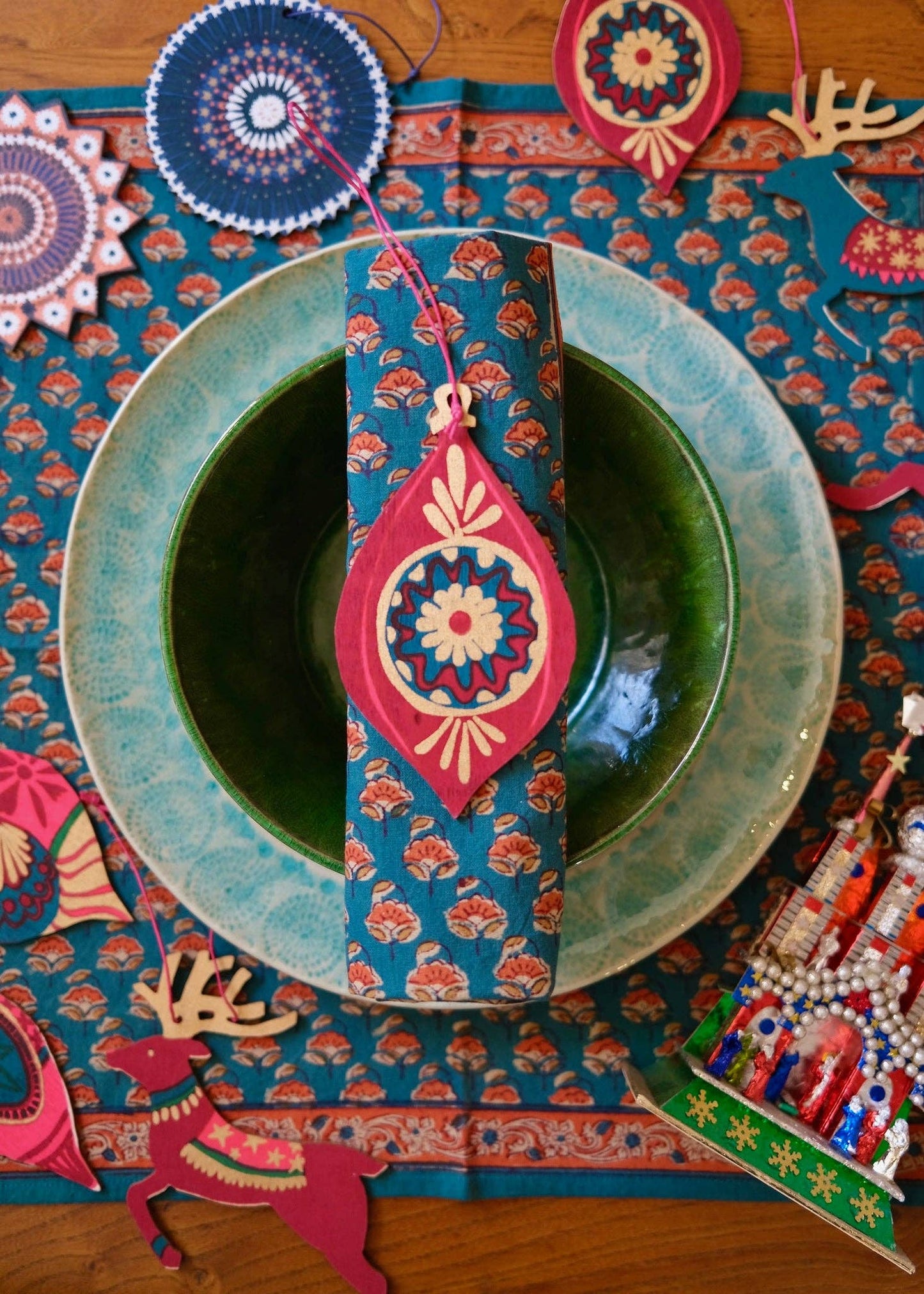 Baubles Wooden Ornaments