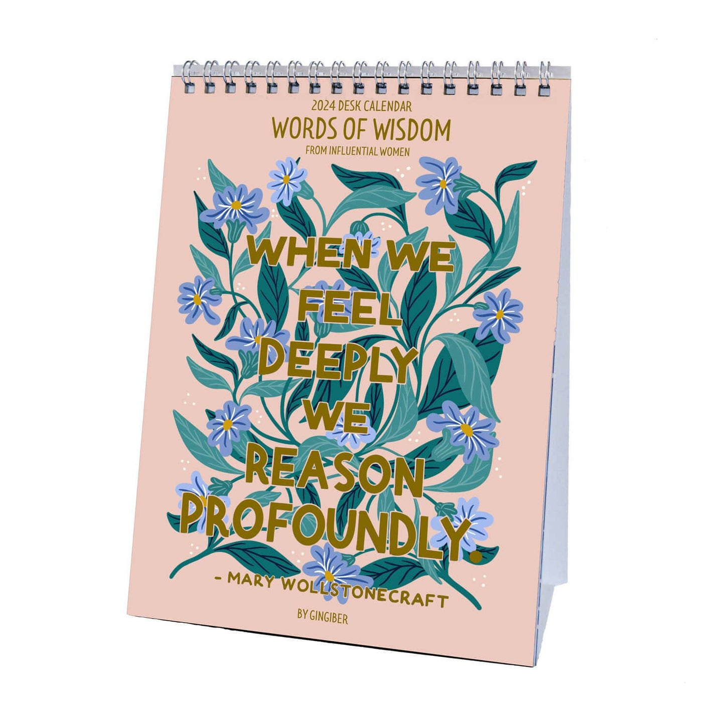 2024 Desk Calendar: Words of Wisdom from Influential Women