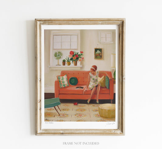 Great Ladybug Art Print - 8.5" X 11"