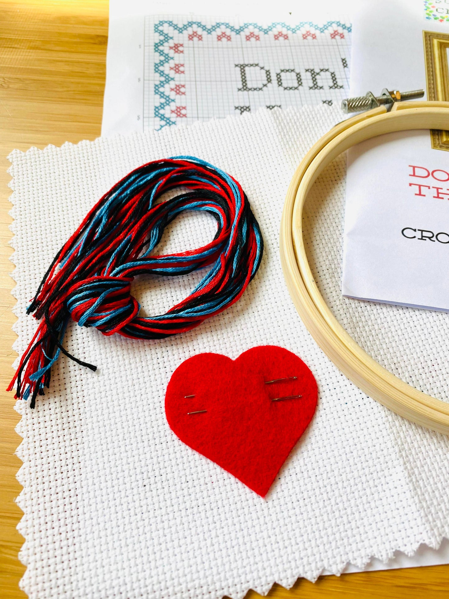 Dang It All to Heck: Deluxe Cross Stitch Kit