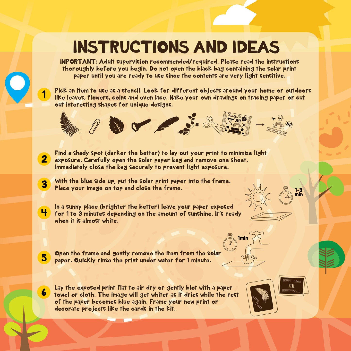 Outdoor Discovery Solar Print Kit Refill (Refill Only)