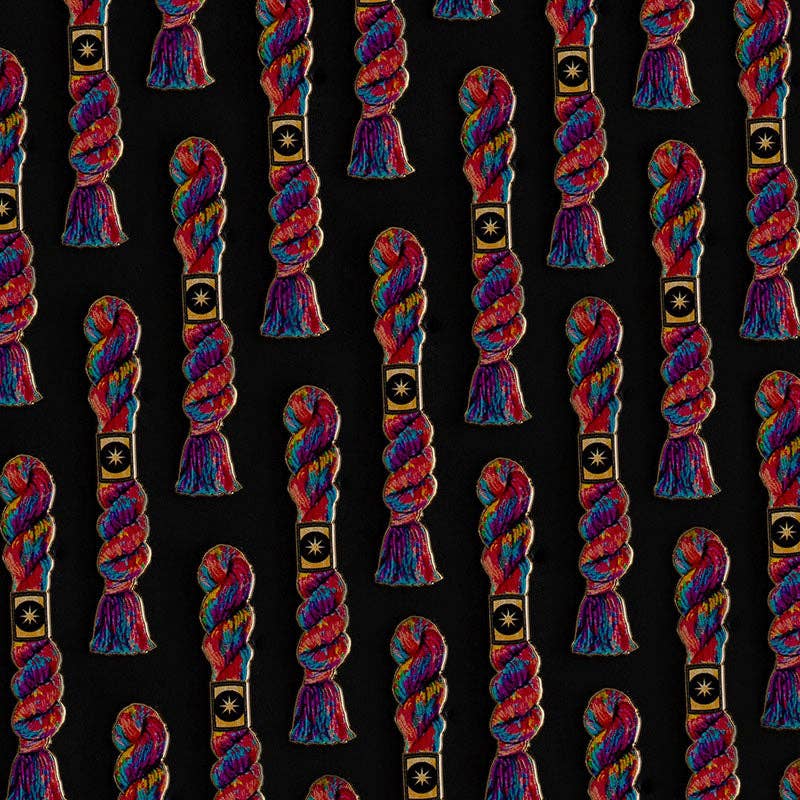 Embroidery Floss Enamel Pin (Bold)