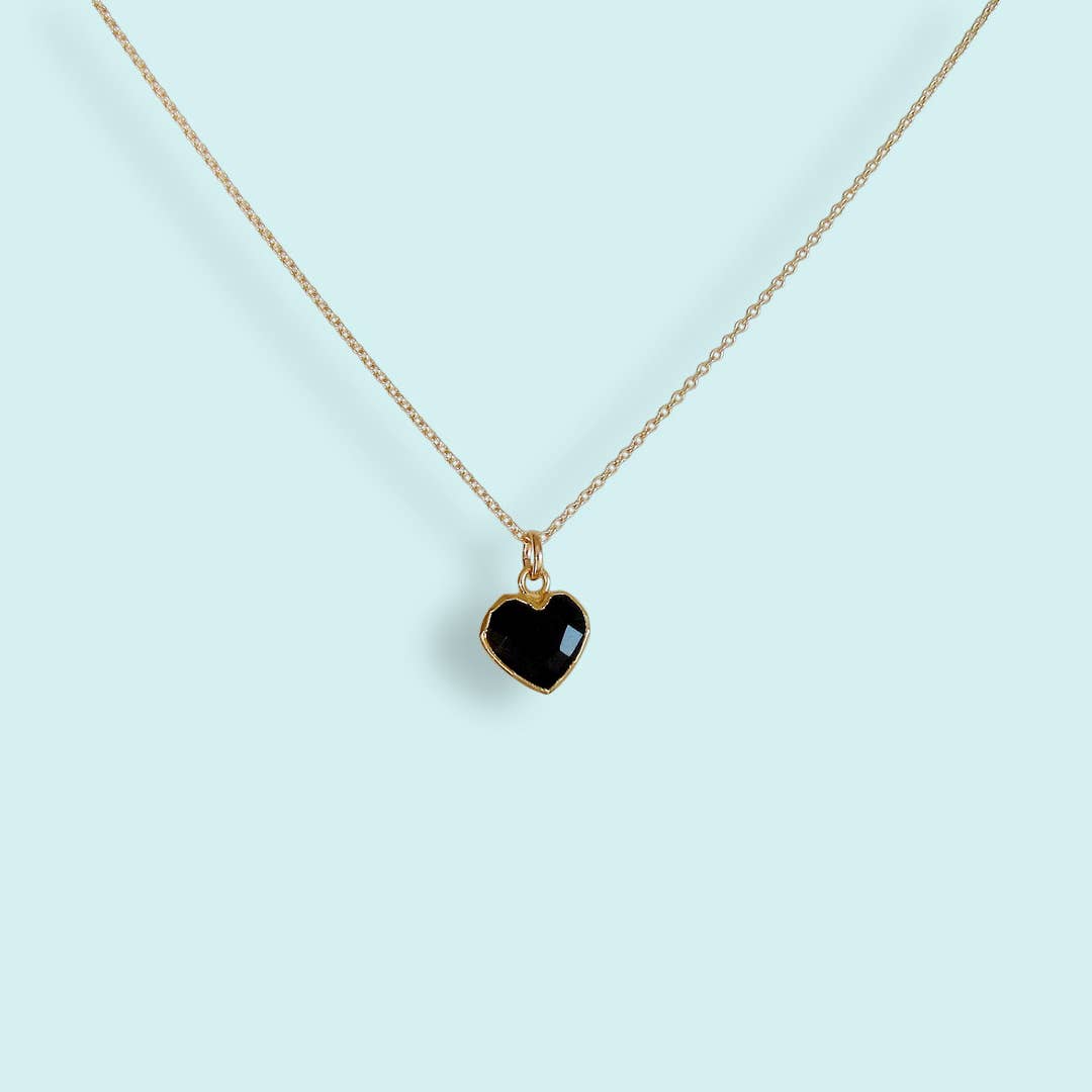 Heart of Stone Onyx Necklace