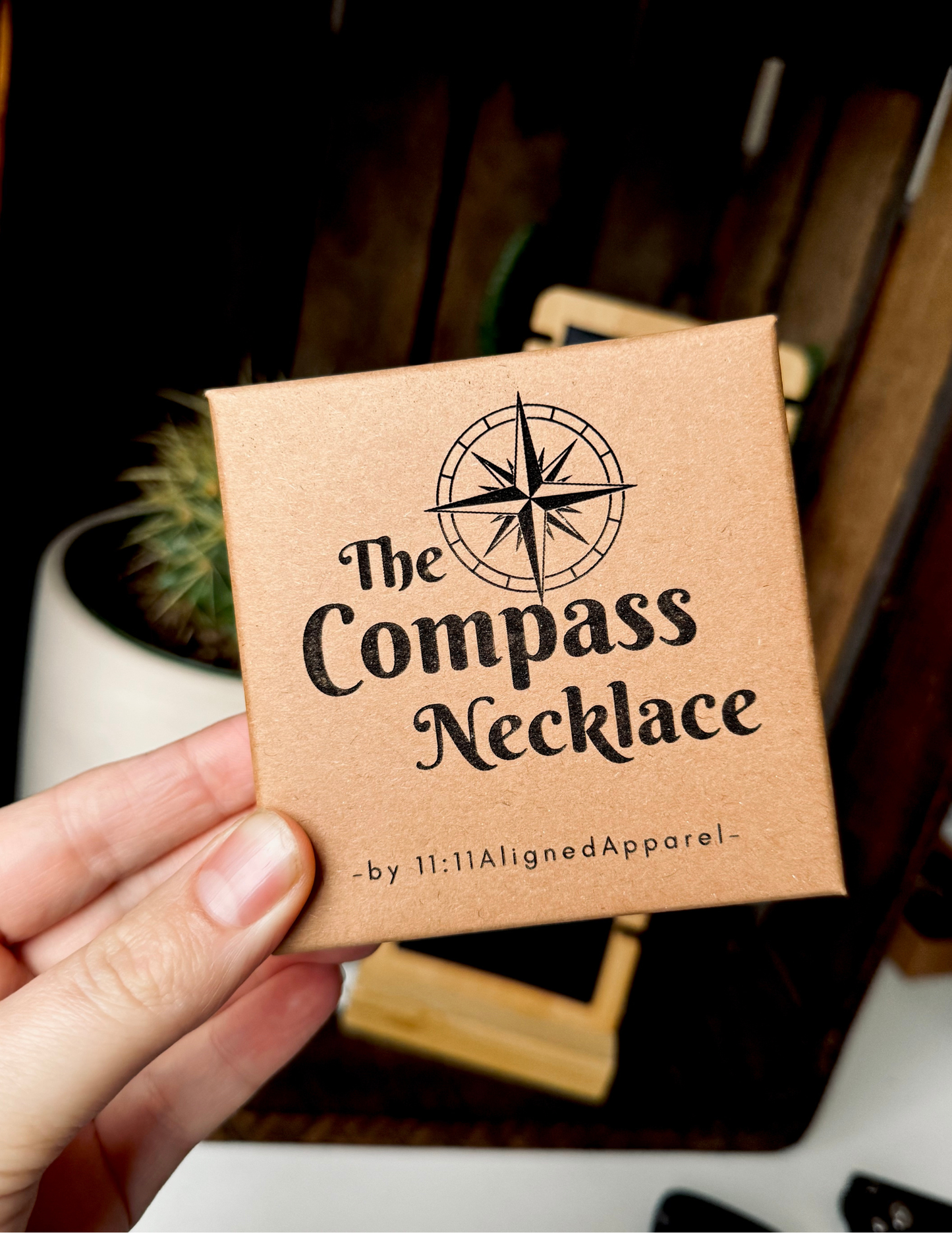 The Compass Necklace, A Symbol of Love and Direction : Silver