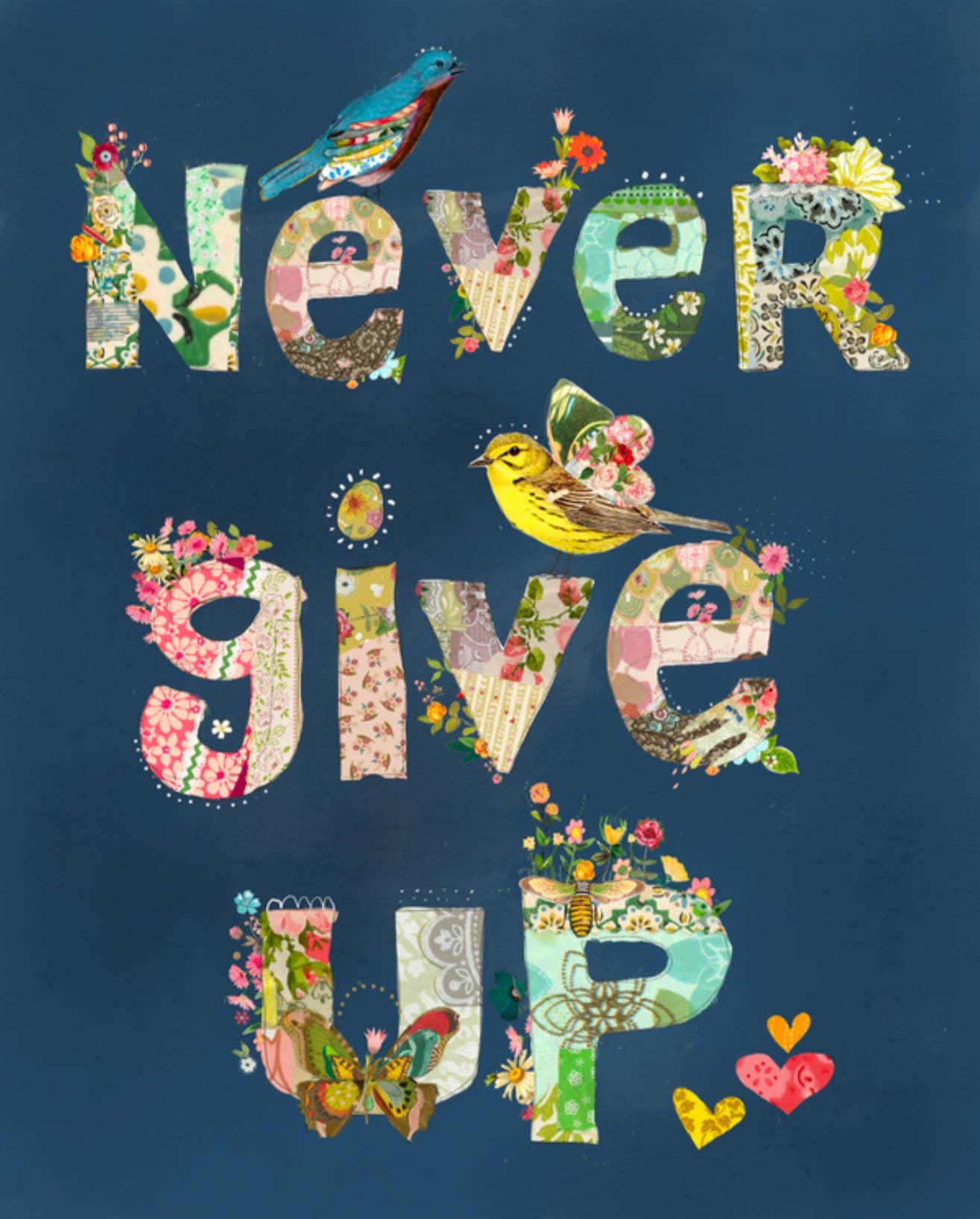 Never Give Up - Print: 8x10 with 11x14 mat