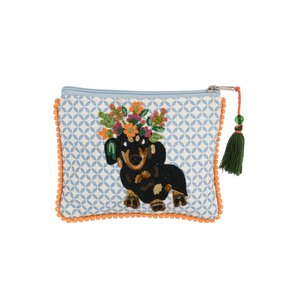 DASCHUND DOG POUCH 6x8"