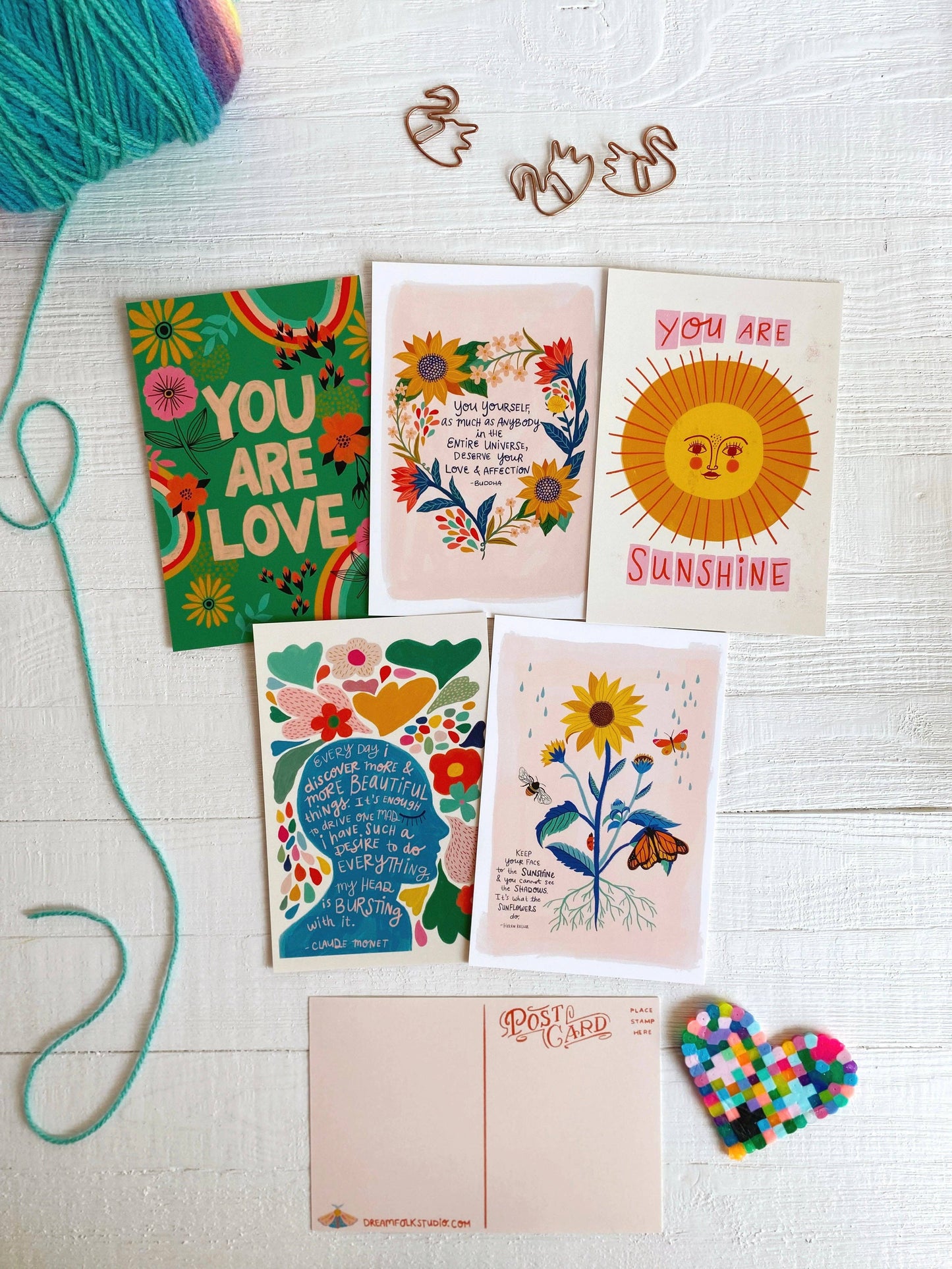 Positivity Postcard Pack - 10 postcards