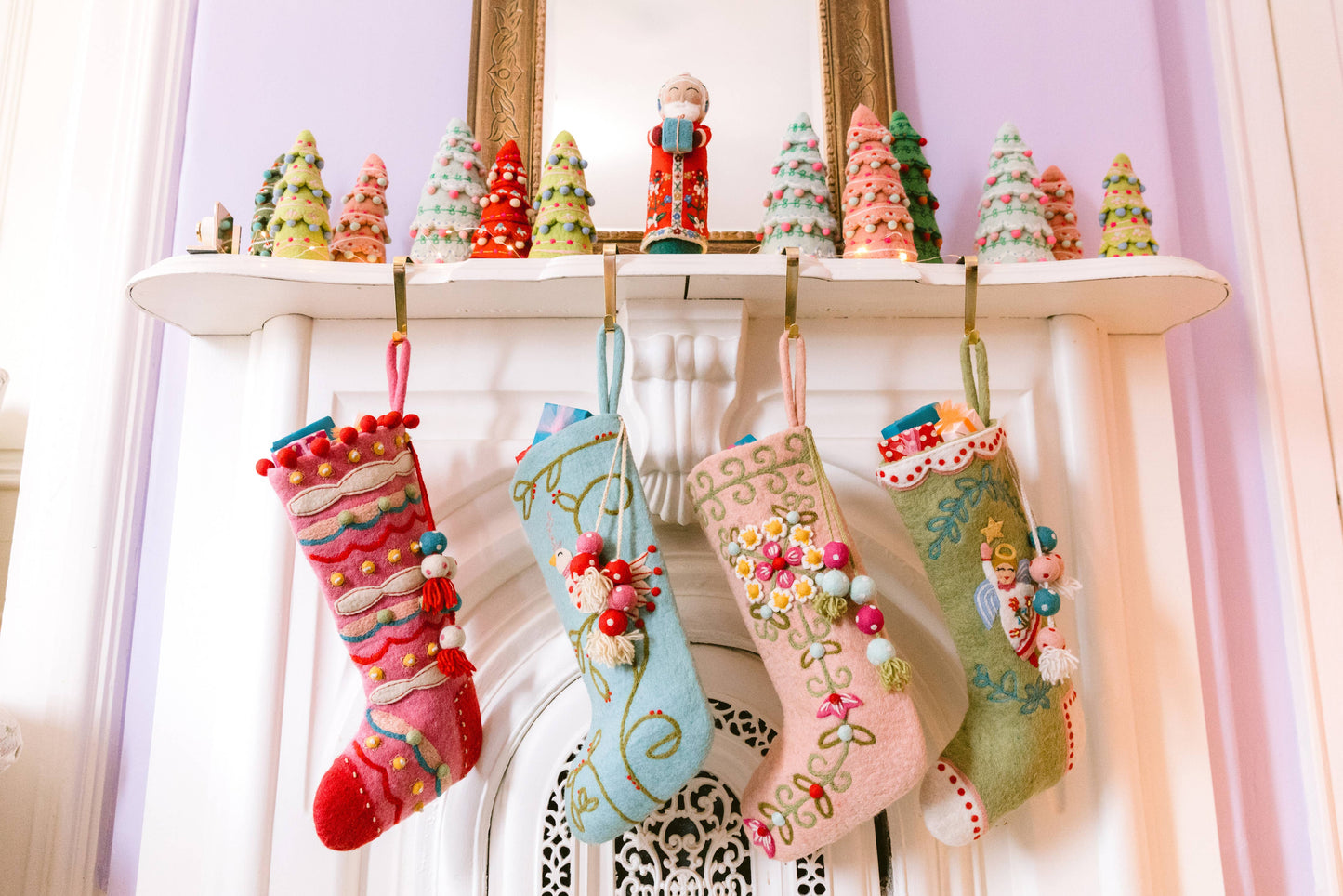 Coo Coo Bird Stocking: Turquoise