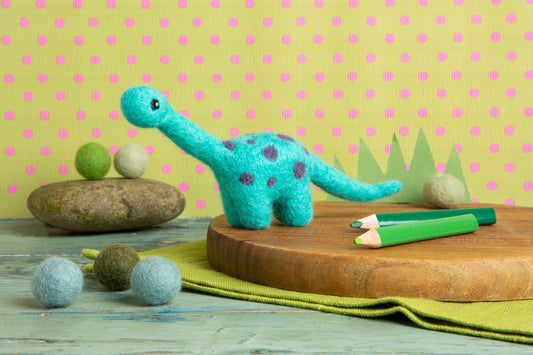 Diplodocus Mini Needle Felting Kit | Complete Craft Kit