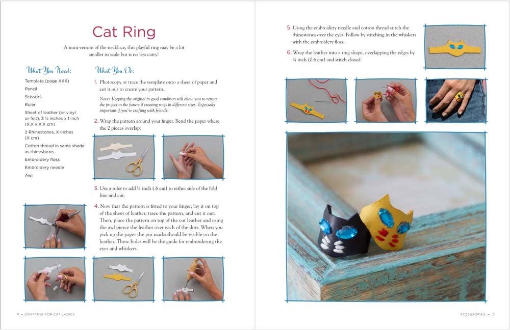 Crafting for Cat Ladies: 35 Purr-fect Feline Projects