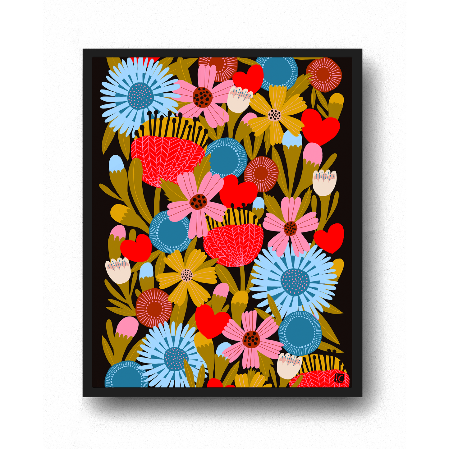 Jolies Fleurs - Art Print: 8.5" x 11"