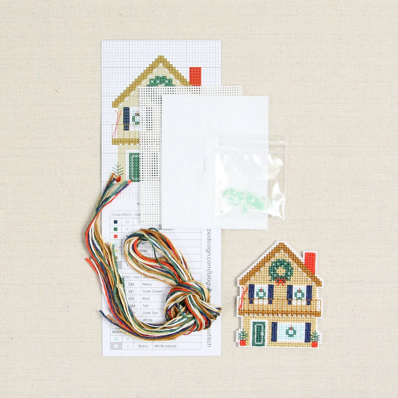 Holiday Homes Chalet Cross Stitch Kit