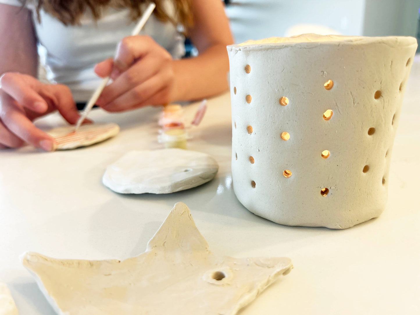 Holiday Luminaries Clay Date Activity Kit- Clay Kit for Two