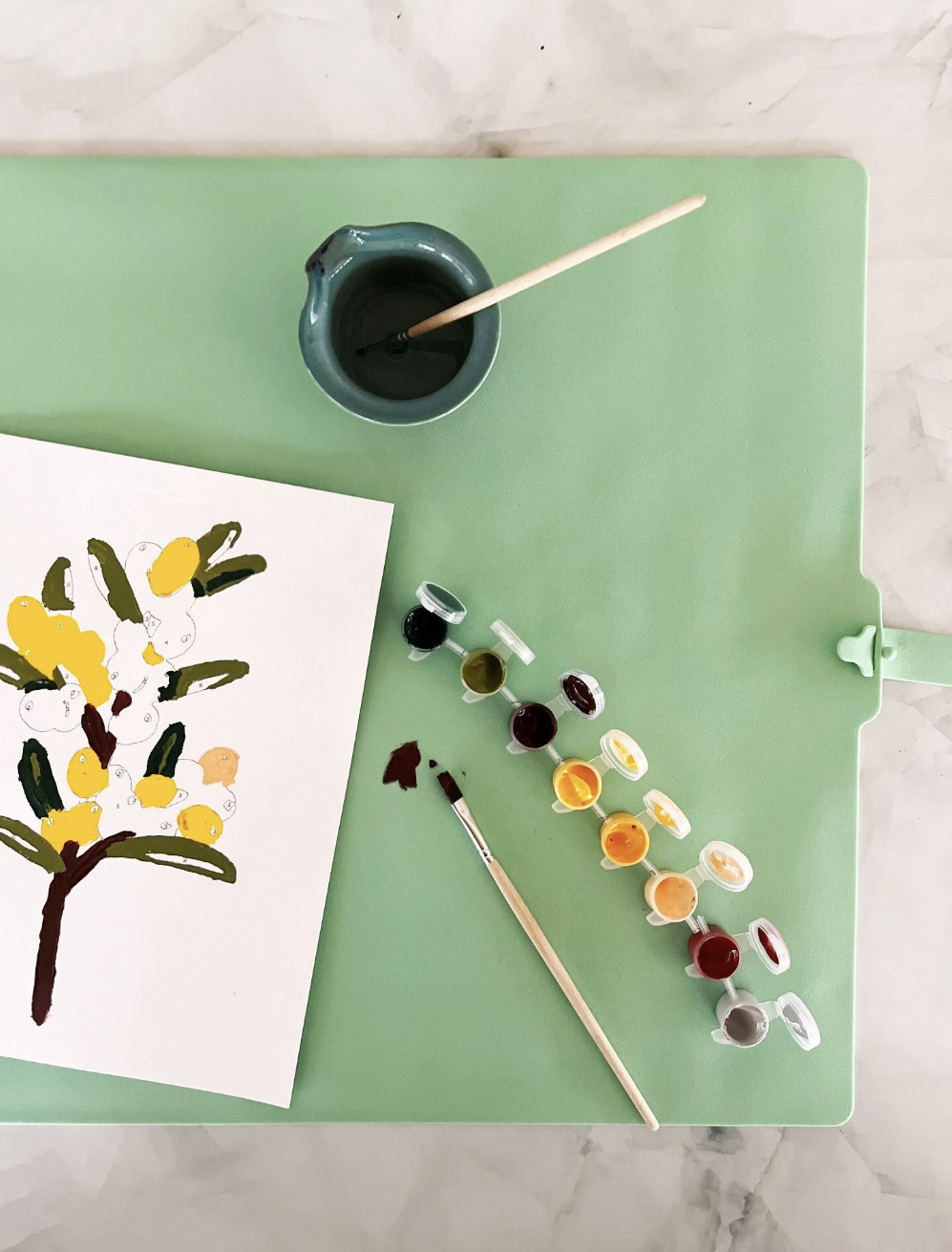 Silicone Craft Mat/ Baking Mat: Green