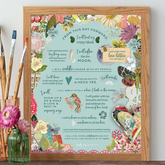 From This Day Forward Manifesto - Print: 8x10 with 11x14 mat