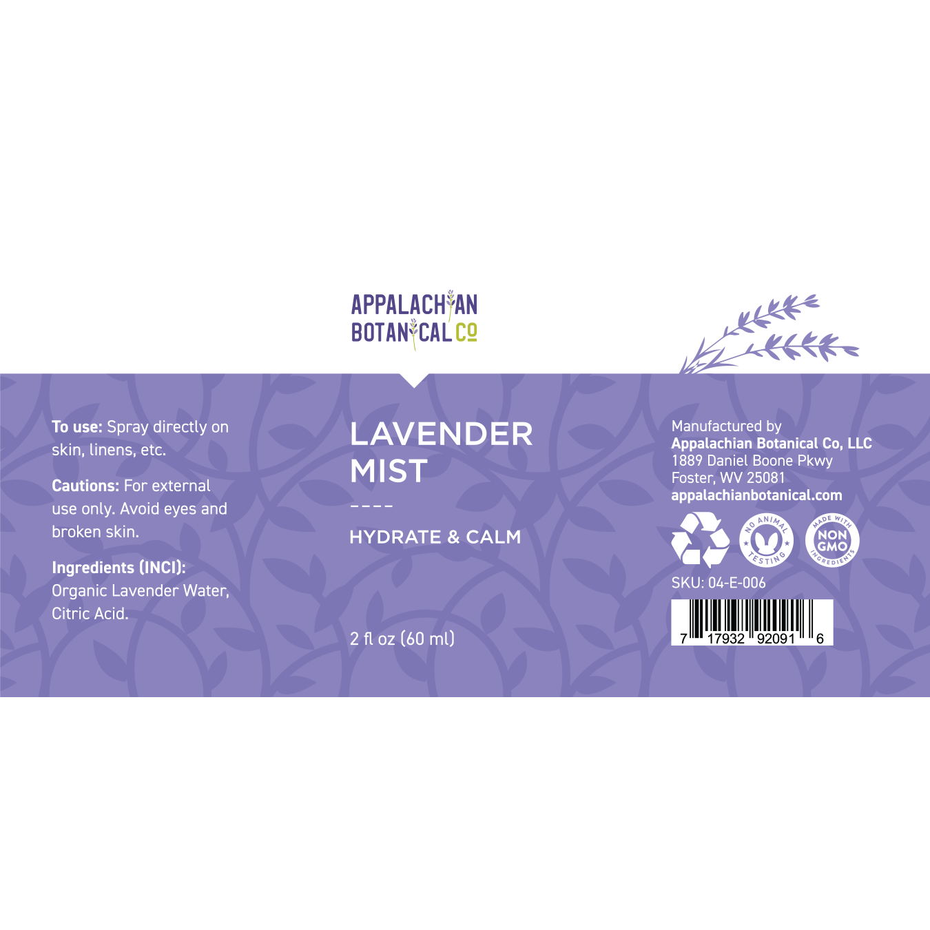 Lavender Mist - Bestsellers!: 2 fl oz