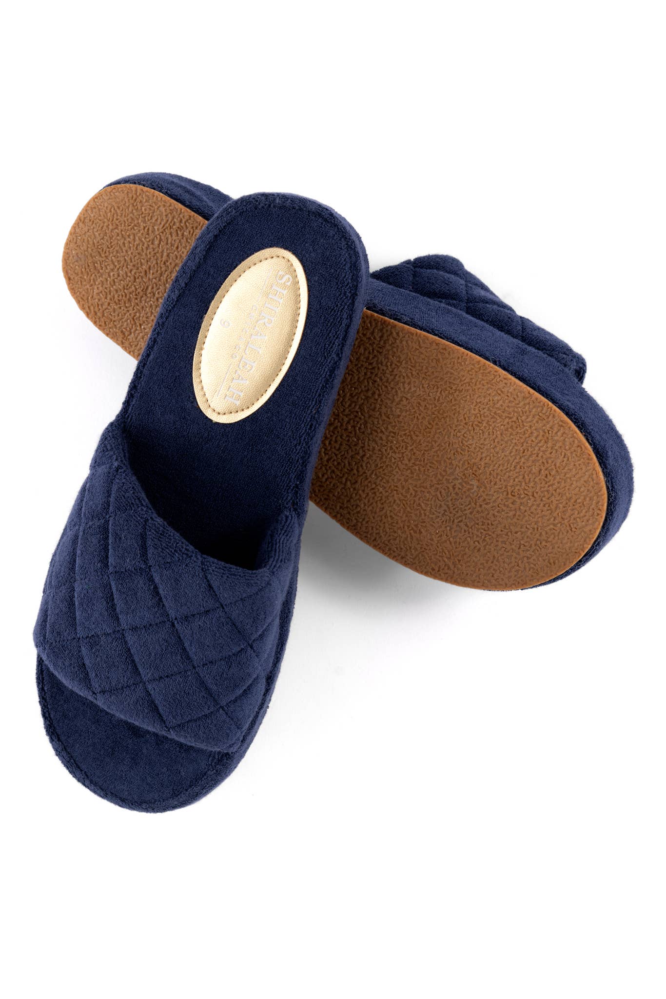 SOL POOL SLIDES, NAVY: Small