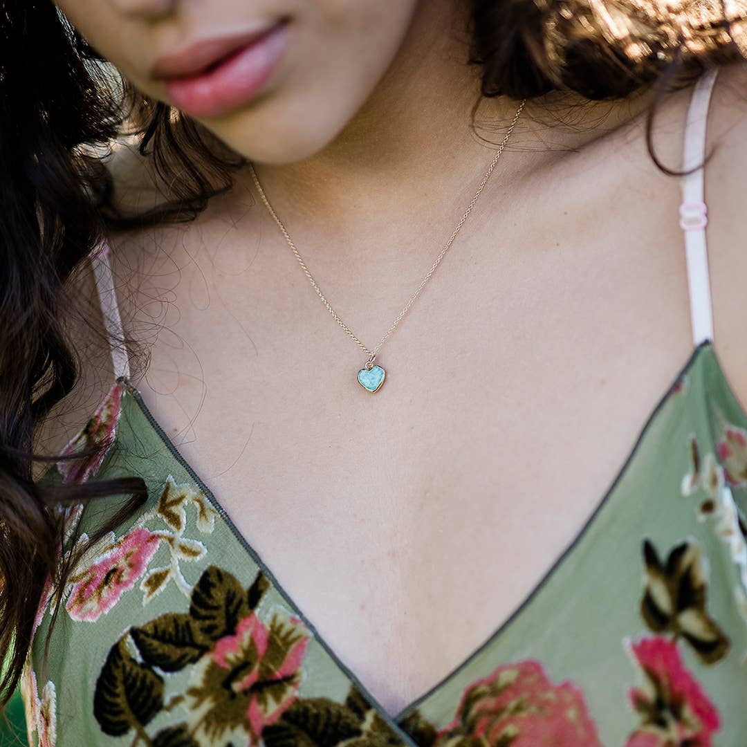 Heart of Stone Amazonite Necklace