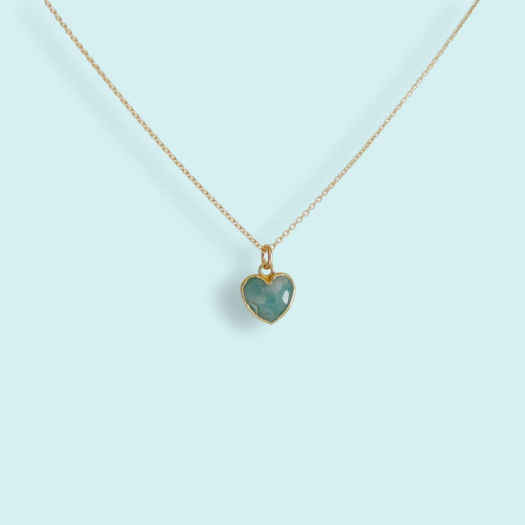 Heart of Stone Amazonite Necklace