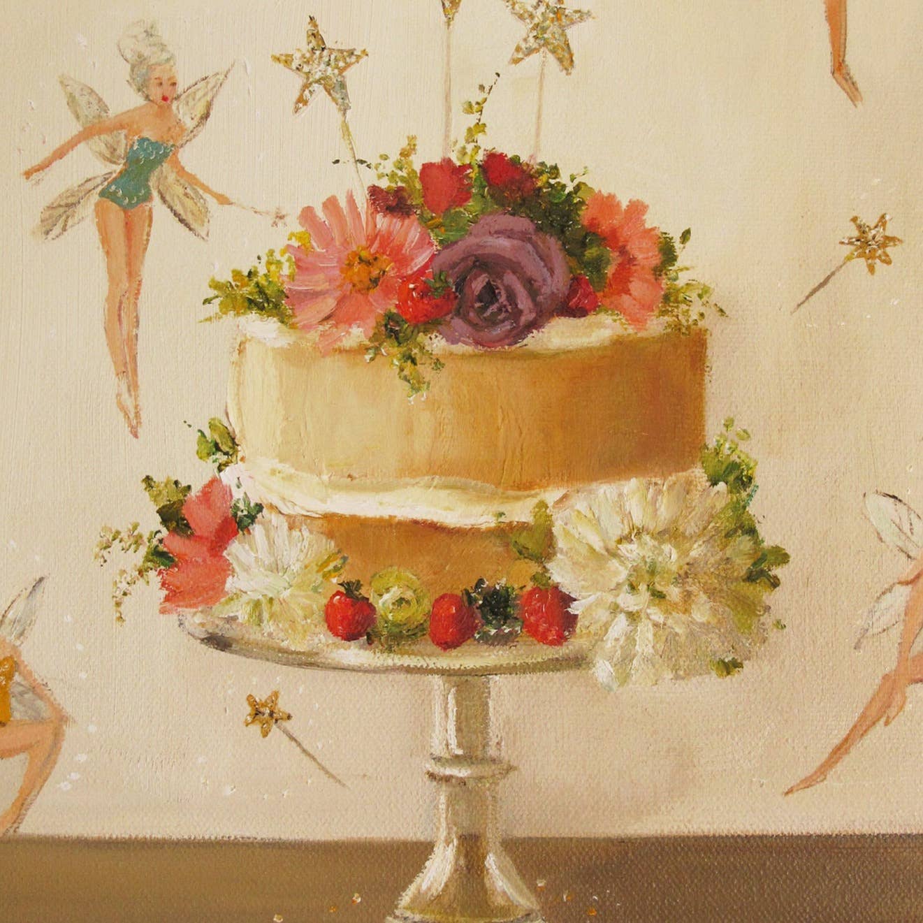 Fairy Cake Art Print - 8.5" X 11"