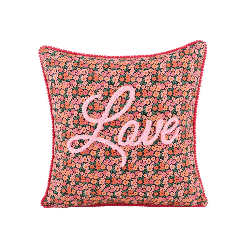 "LOVE FOREVER" PILLOW 18X18