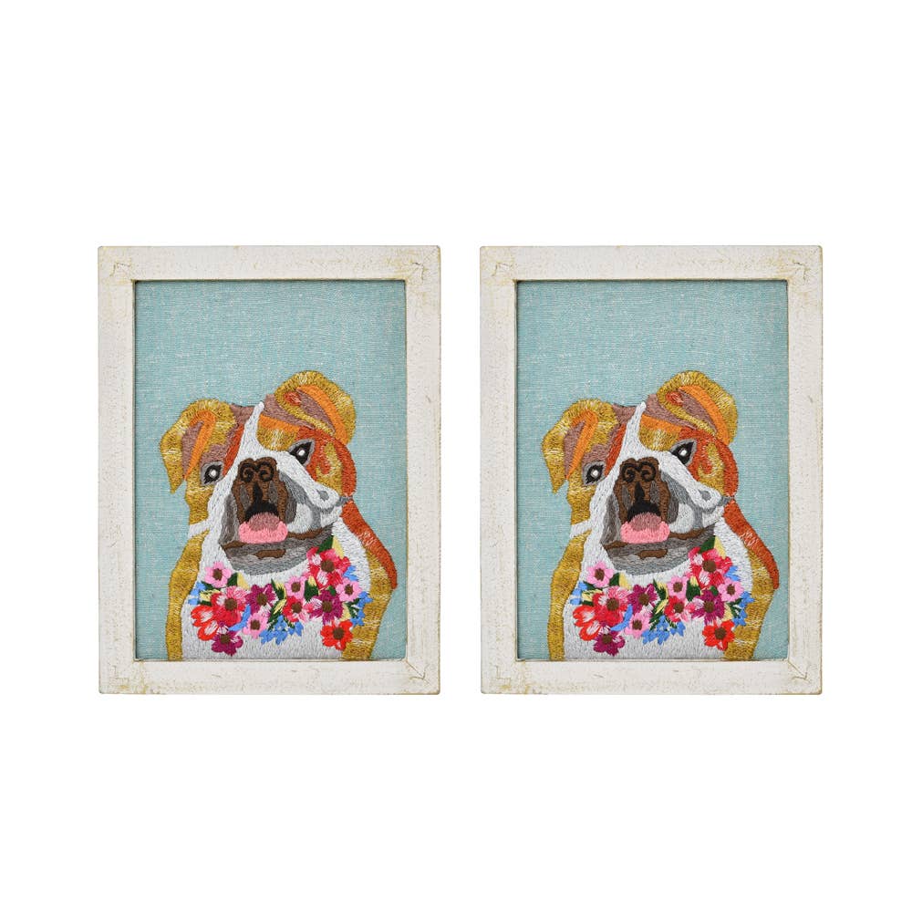 BULLDOGcBLUE CHAMBRE WALL ART
