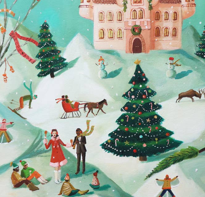 Christmas At The Winter Palace Art Print- 12"x16"