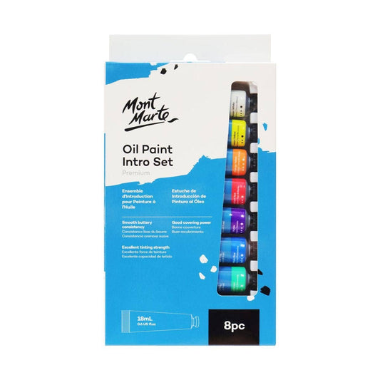 Oil Paint Intro Set Premium 8pc x 18ml (0.6oz)