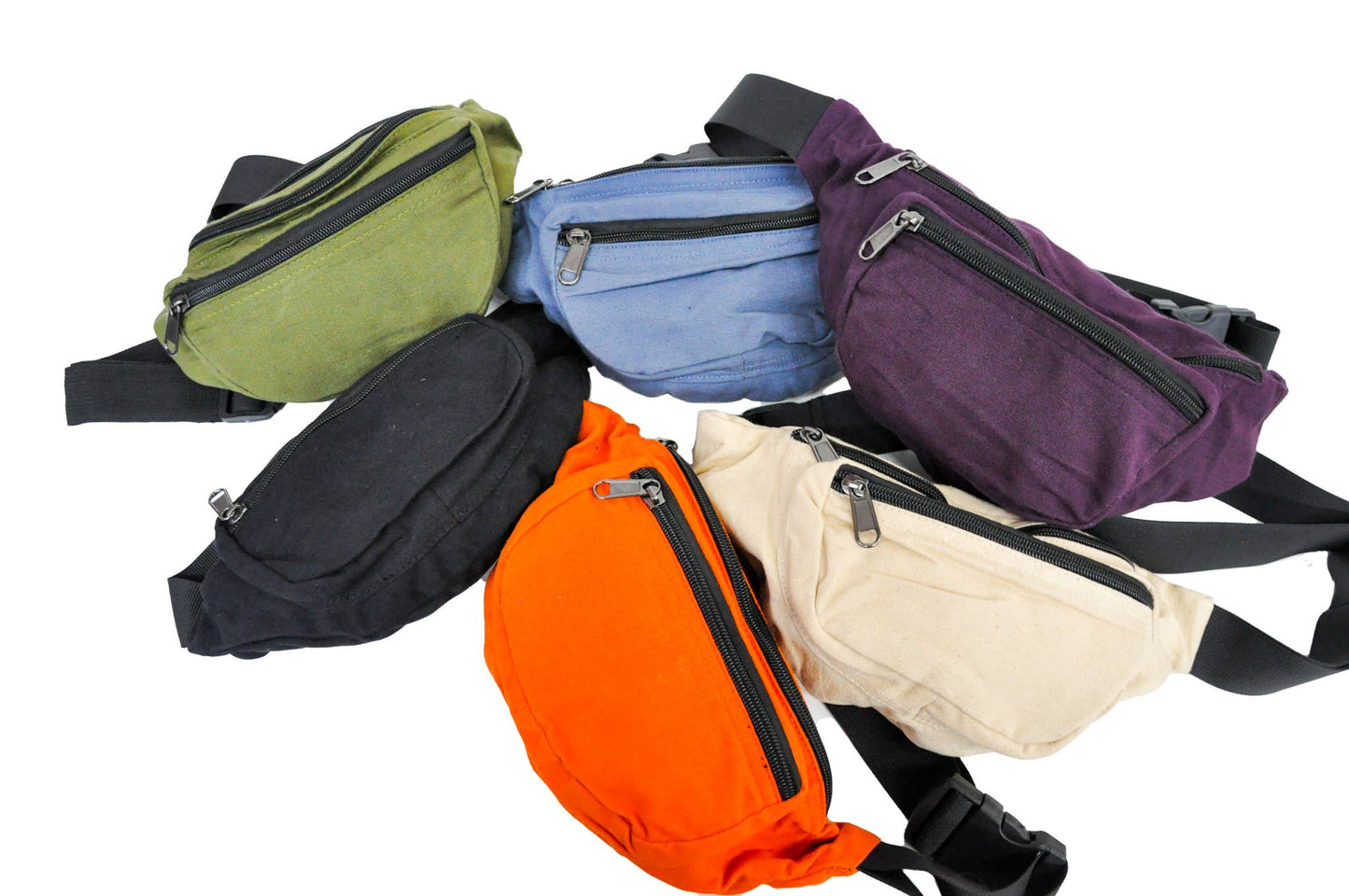 Maple Fanny Pack Bum Bag: Black