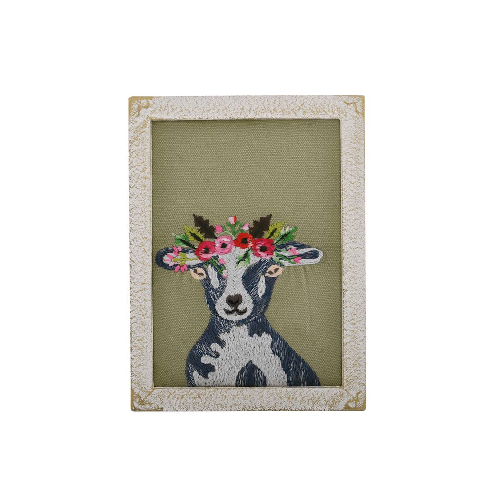 GOAT WALL ART 8X6"