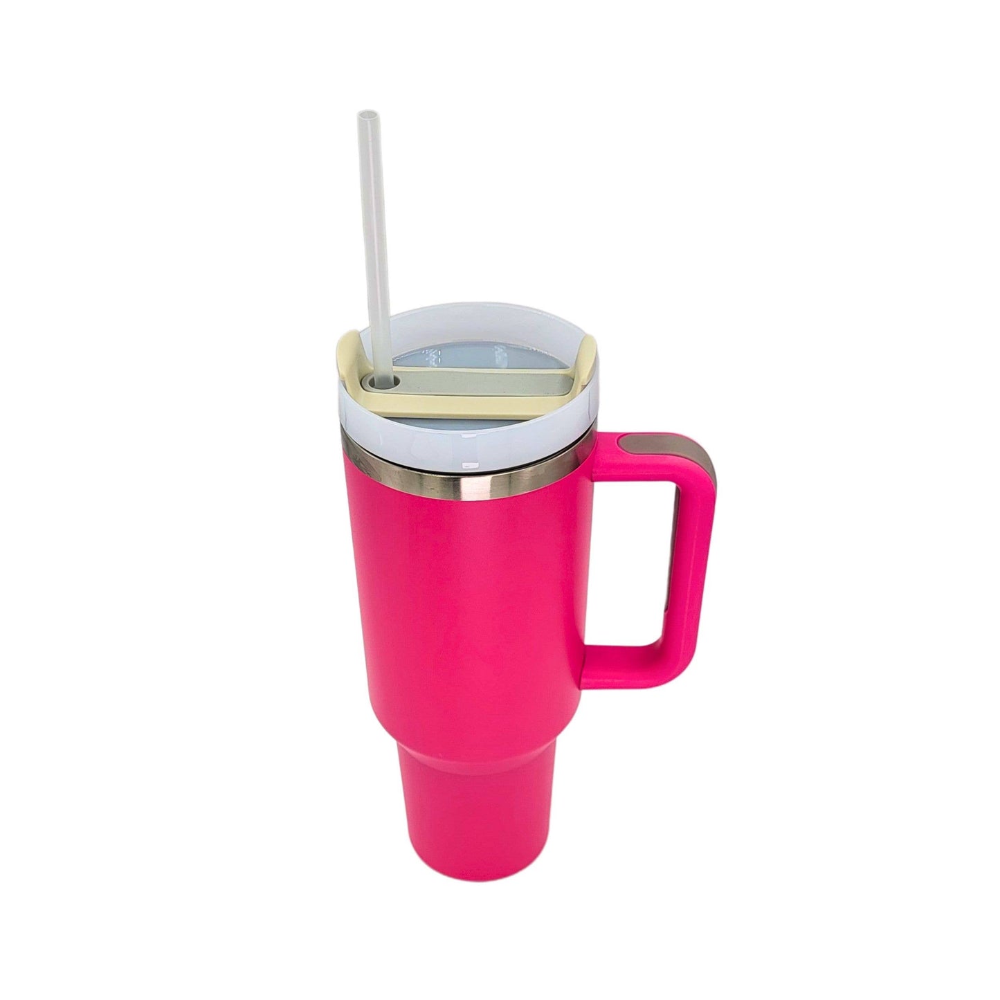 40 Oz. In My Mom Era Mothers Day Gift - Engraved Handled Mug: Barbie Pink