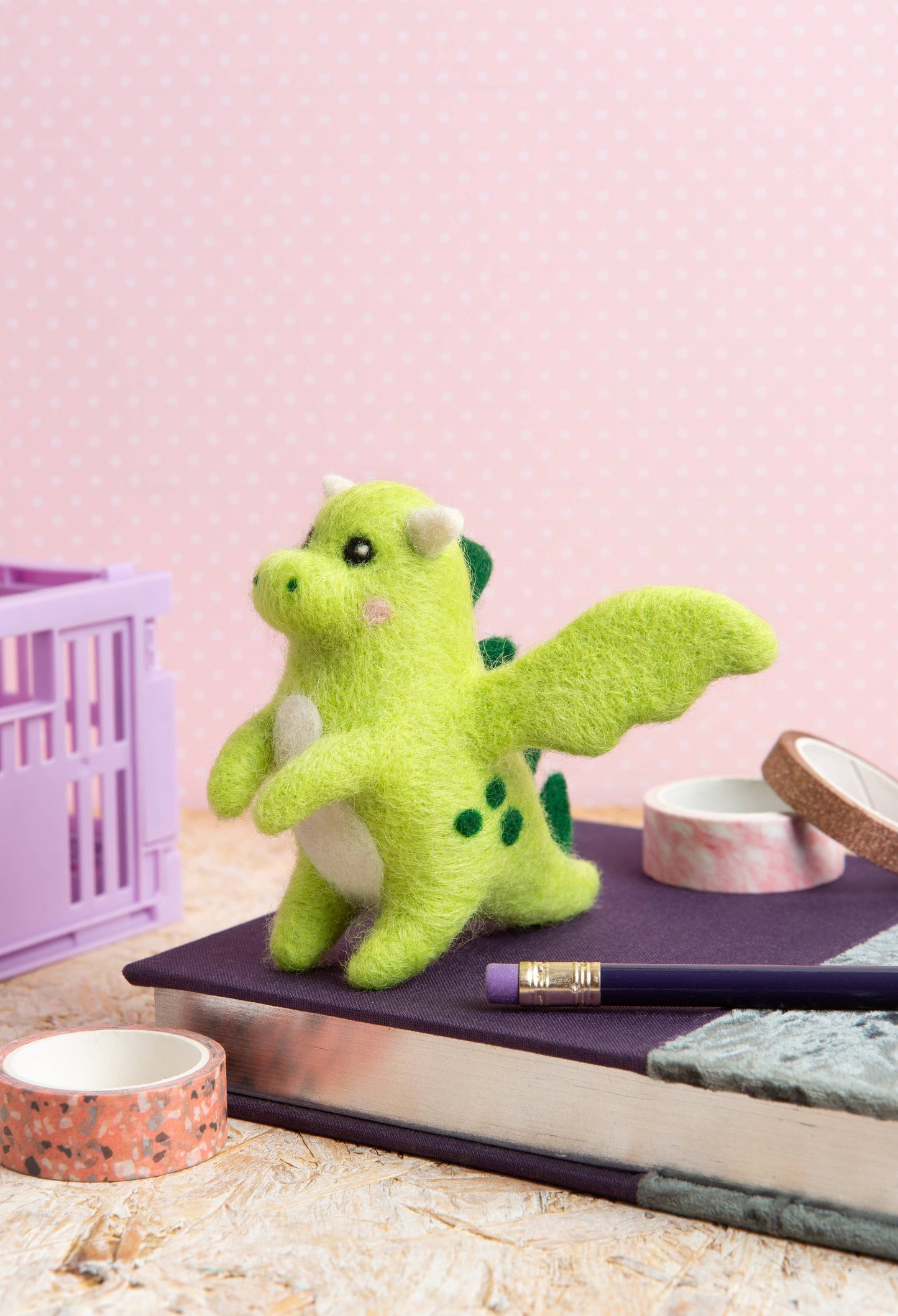 Baby Dragon Mini Needle Felting Kit | Complete Craft Kit