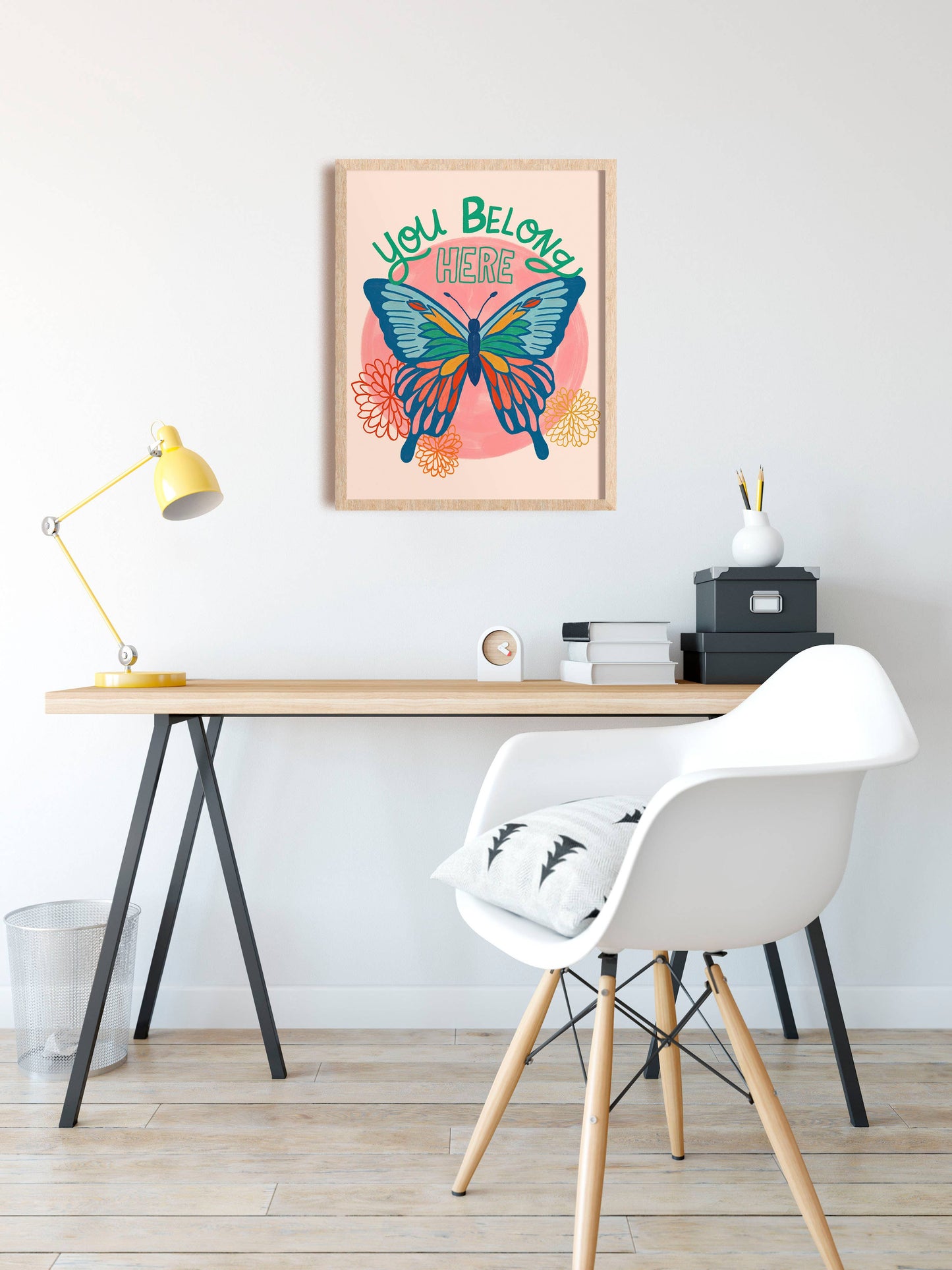 You Belong Here Art Print - Inclusive/Encouraging/Positivity: 16 x 20