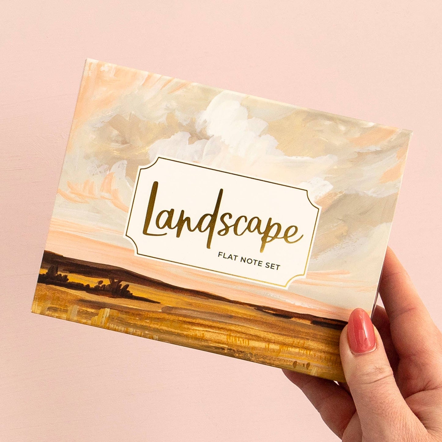 Landscape Envelope Flat Note Set