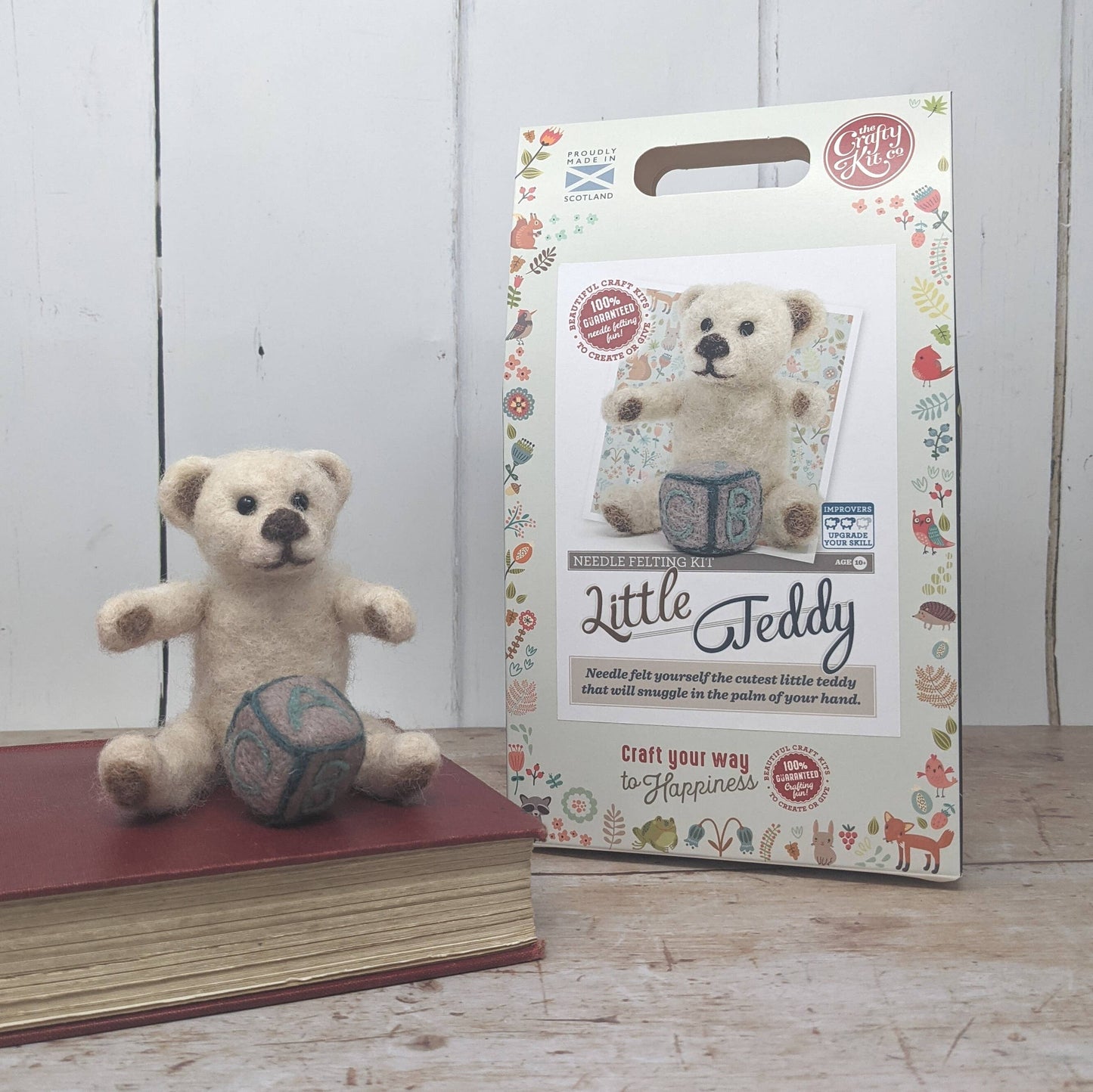 Little Teddy Needle Felting Craft Kit