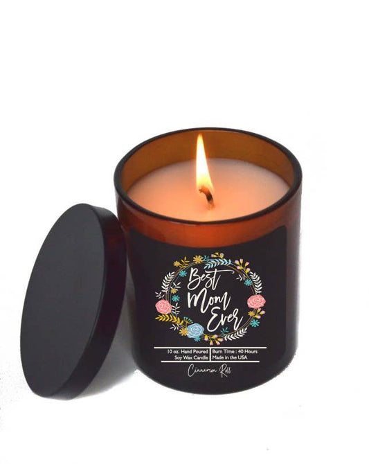 Best Mom Ever Mothers Day - Soy Wax Candles - Spring Decor: Wild Flowers