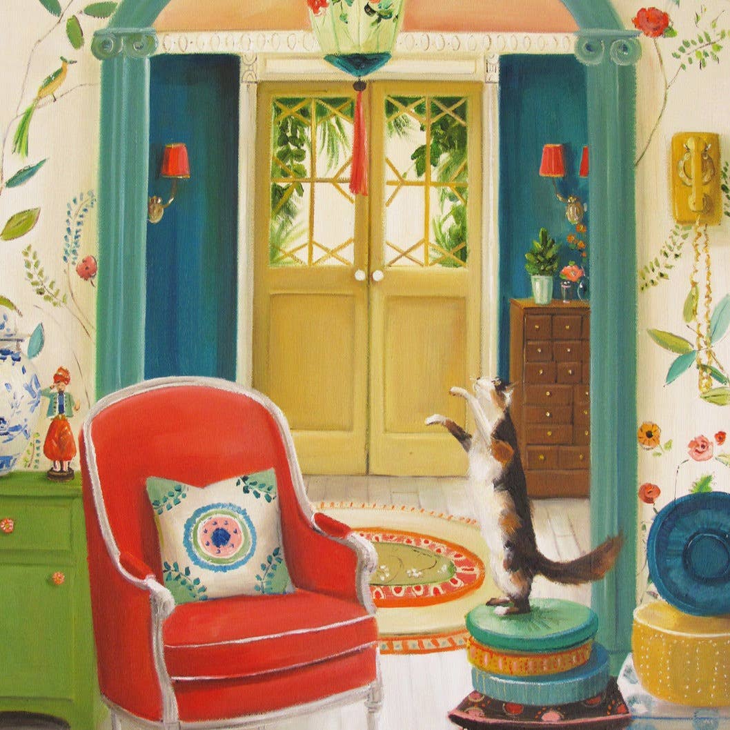 Gypsy and the Tassel. 12"x16" Art Print