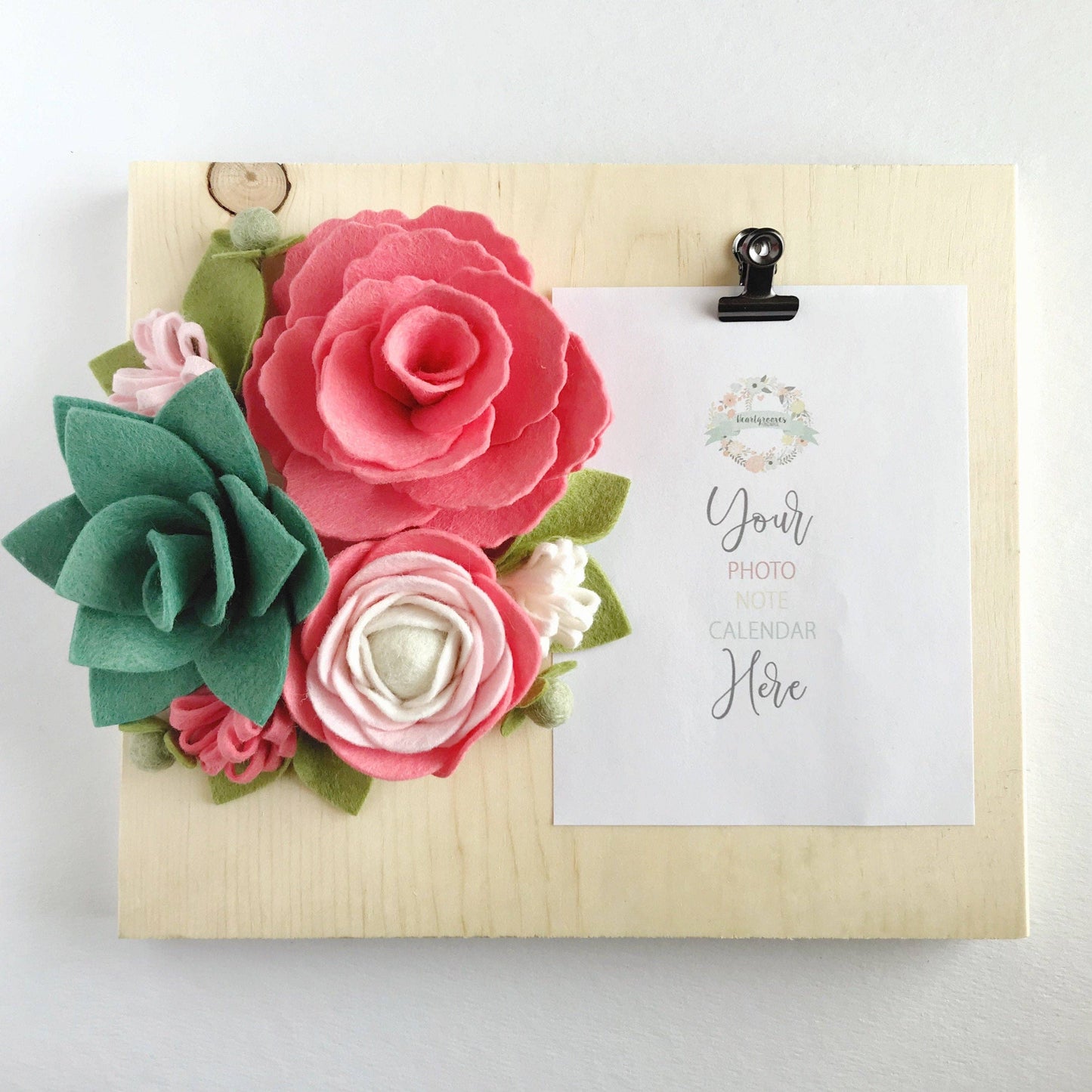 Felt Flower Floral Trio Craft Kit | Coral Sage