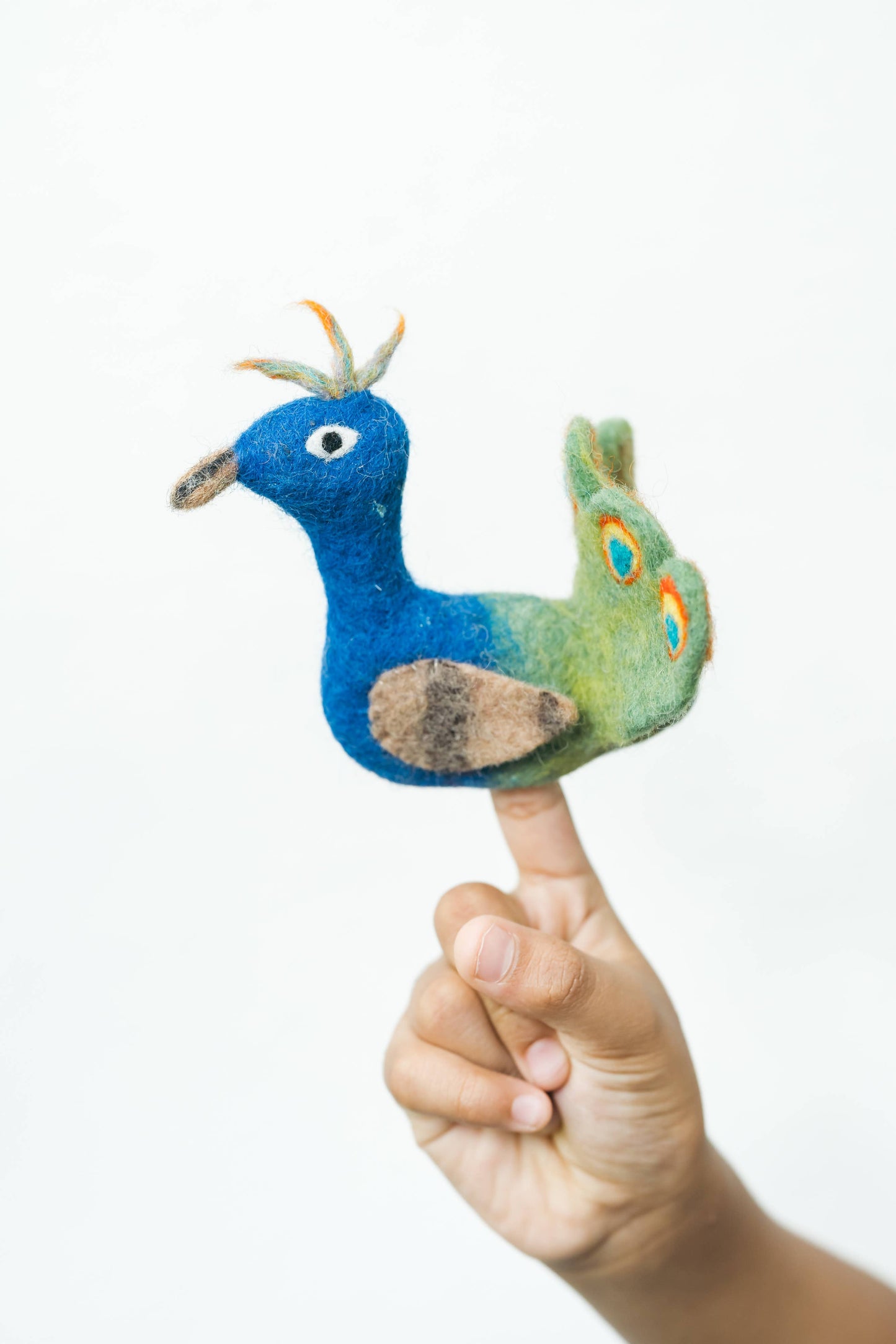 Peacock Finger Puppet