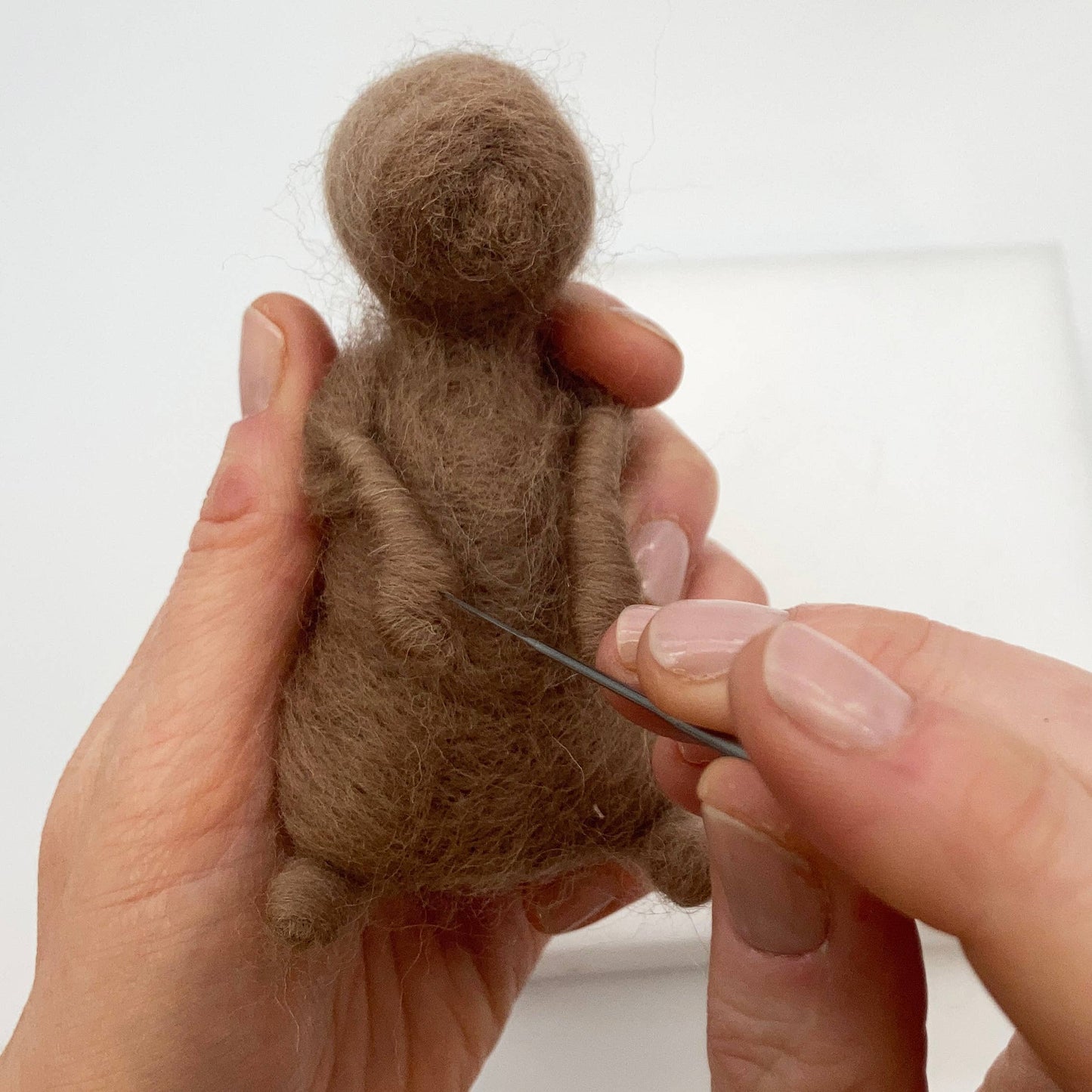 Needle Felted Easter Bunny kit. Make a felted Easter rabbit