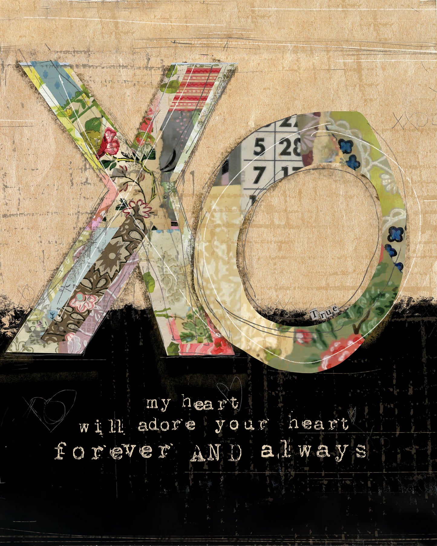 My Heart Adores Your Heart - Print: 5x7