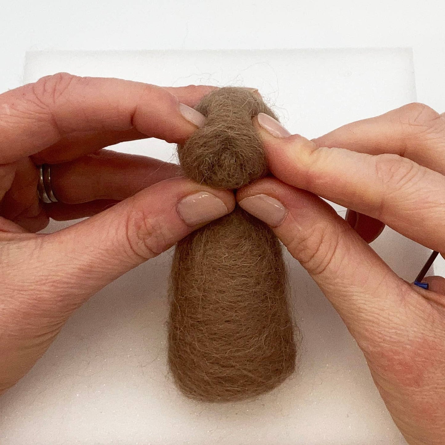 Needle Felted Easter Bunny kit. Make a felted Easter rabbit