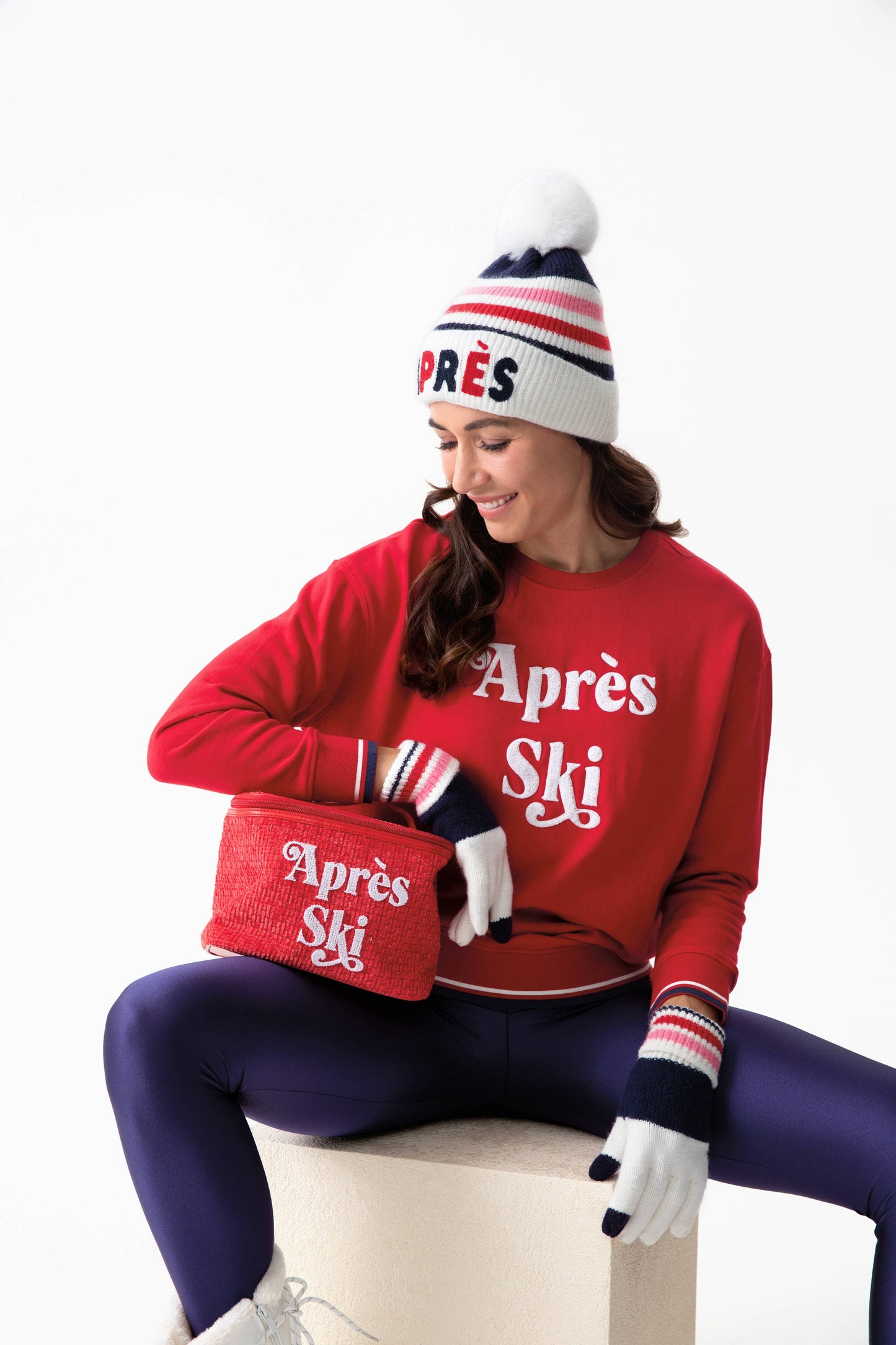 "APRES SKI" SWEATSHIRT: LARGE