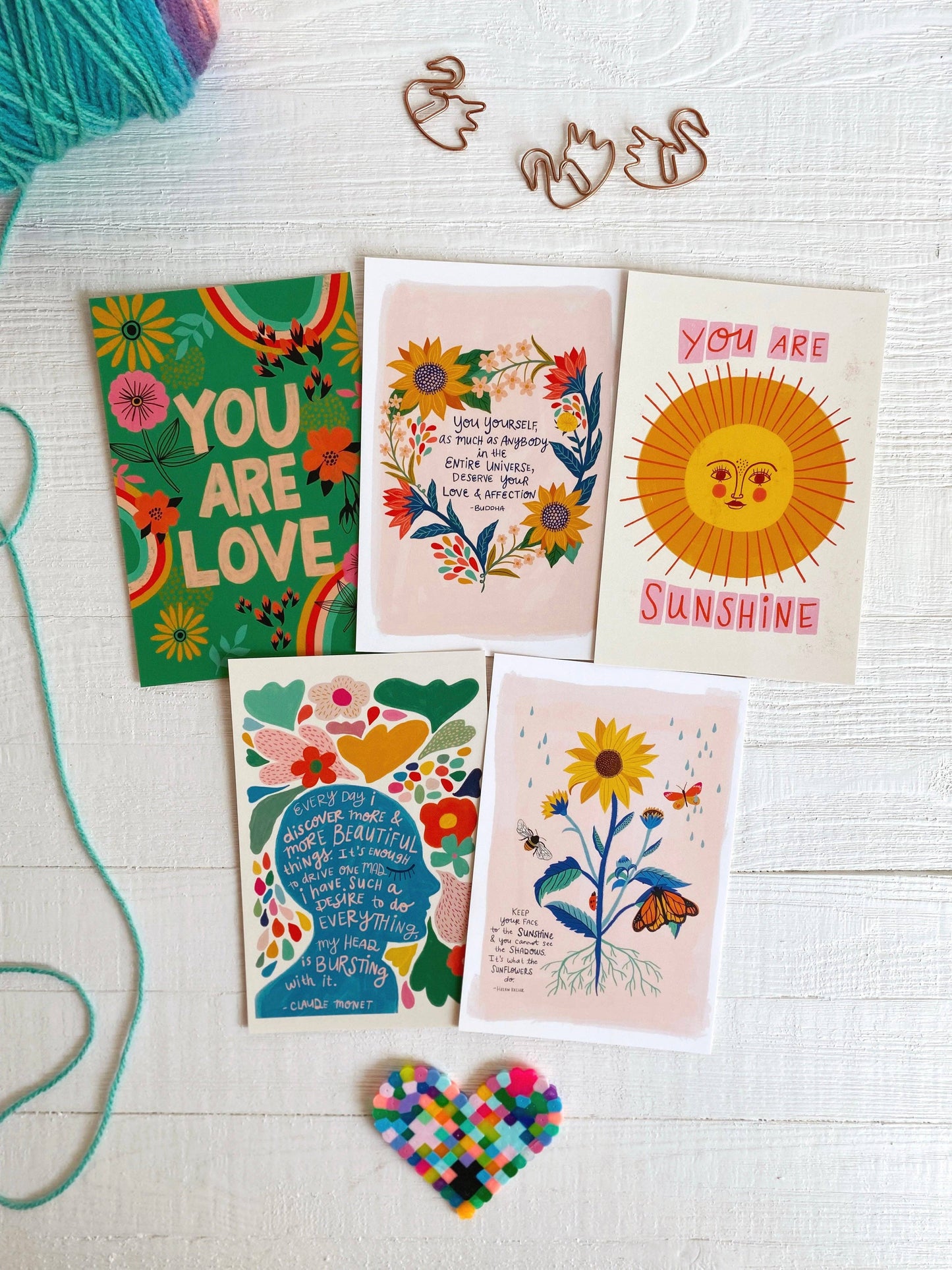 Positivity Postcard Pack - 10 postcards