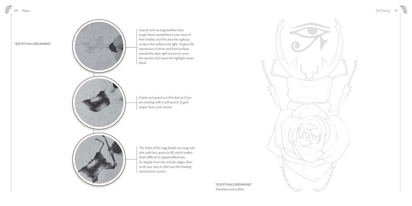 Dot Drawing: A Fusion of Stippling and Ornament