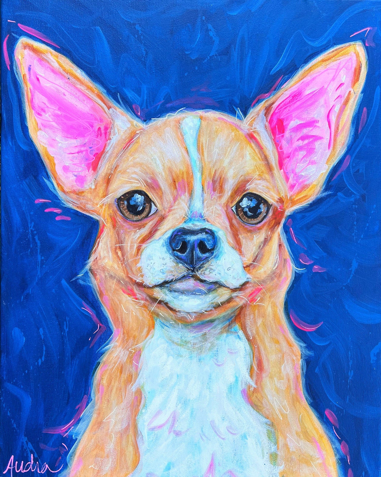 Chihuahua Dog Art Print Pet Gift: 5x7